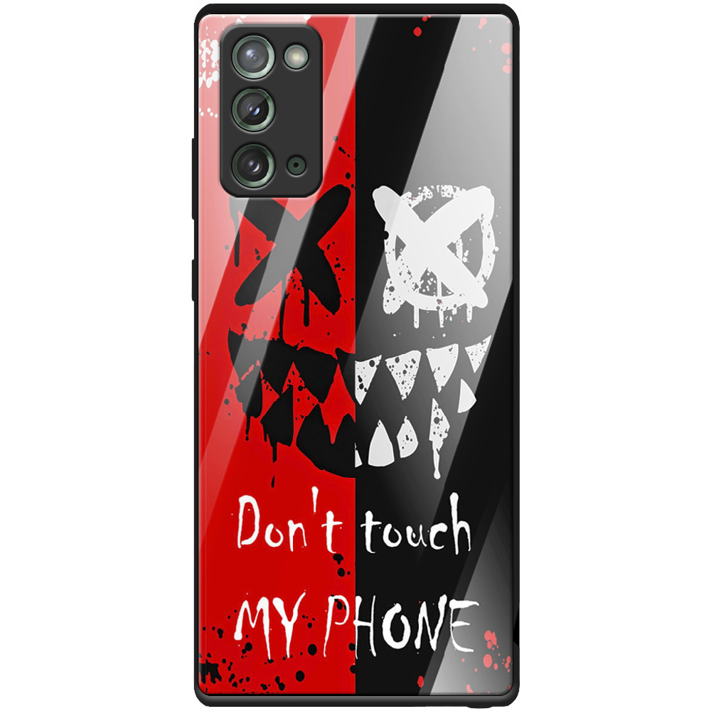 Чехол Boxface Samsung N980 Galaxy Note 20 Bad Smile Черный силикон со стеклом (40568-up2468-41112)