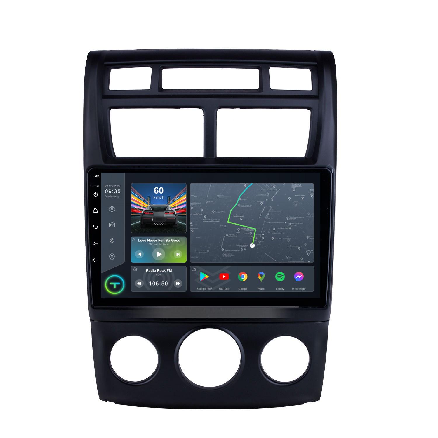 Автомагнитола штатная Torssen F9232 для Kia Sportage 2 2005-2009 г. conditioneer 4G/Carplay/DSP 2/32 GB 9" (20220687)