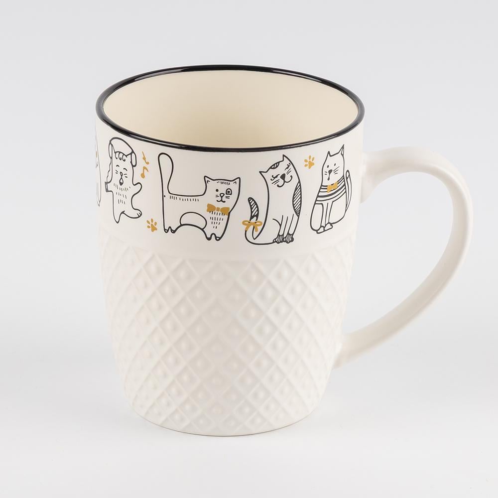 Кружка Веселые котики 380 мл (6035-001)