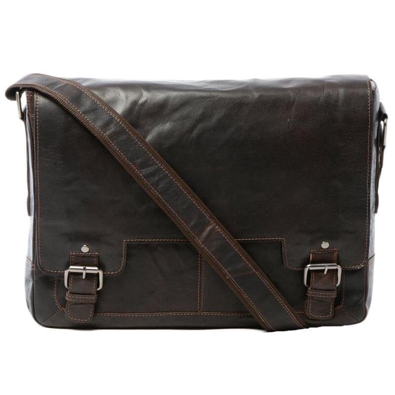 Мужская сумка для ноутбука Ashwood 8343 Brown