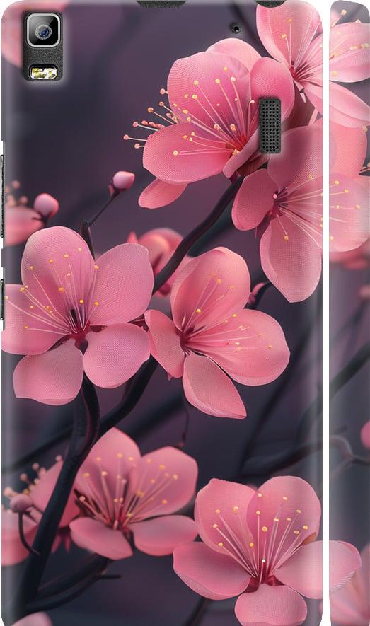 Чехол на Lenovo A7000 Пурпурная сакура (6075m-120-42517)
