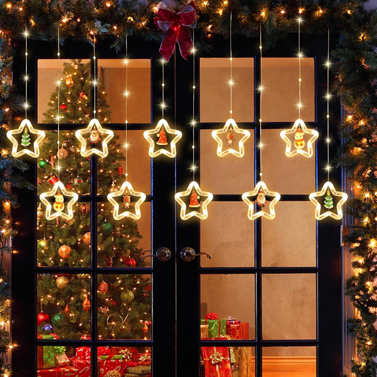 Зірочки світлодіодні Jsdoin фіранка