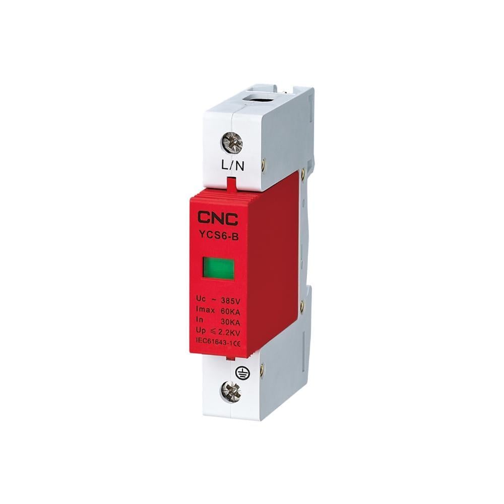 Обмежувач перенапруги CNC YCS6-B 1P 60кА 385В (Б00033459)