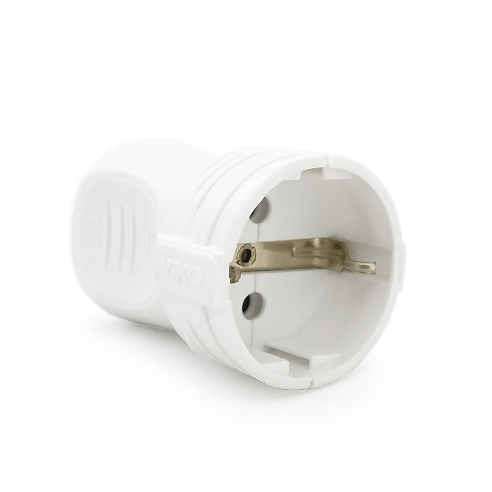 Штепсельное гнездо Viko евро с заземлением 16А 260В ПВХ Белый (YUT_V11824) Штепсельное гнездо Viko евро с заземлением 16А 260В ПВХ Белый (YUT_V11824)