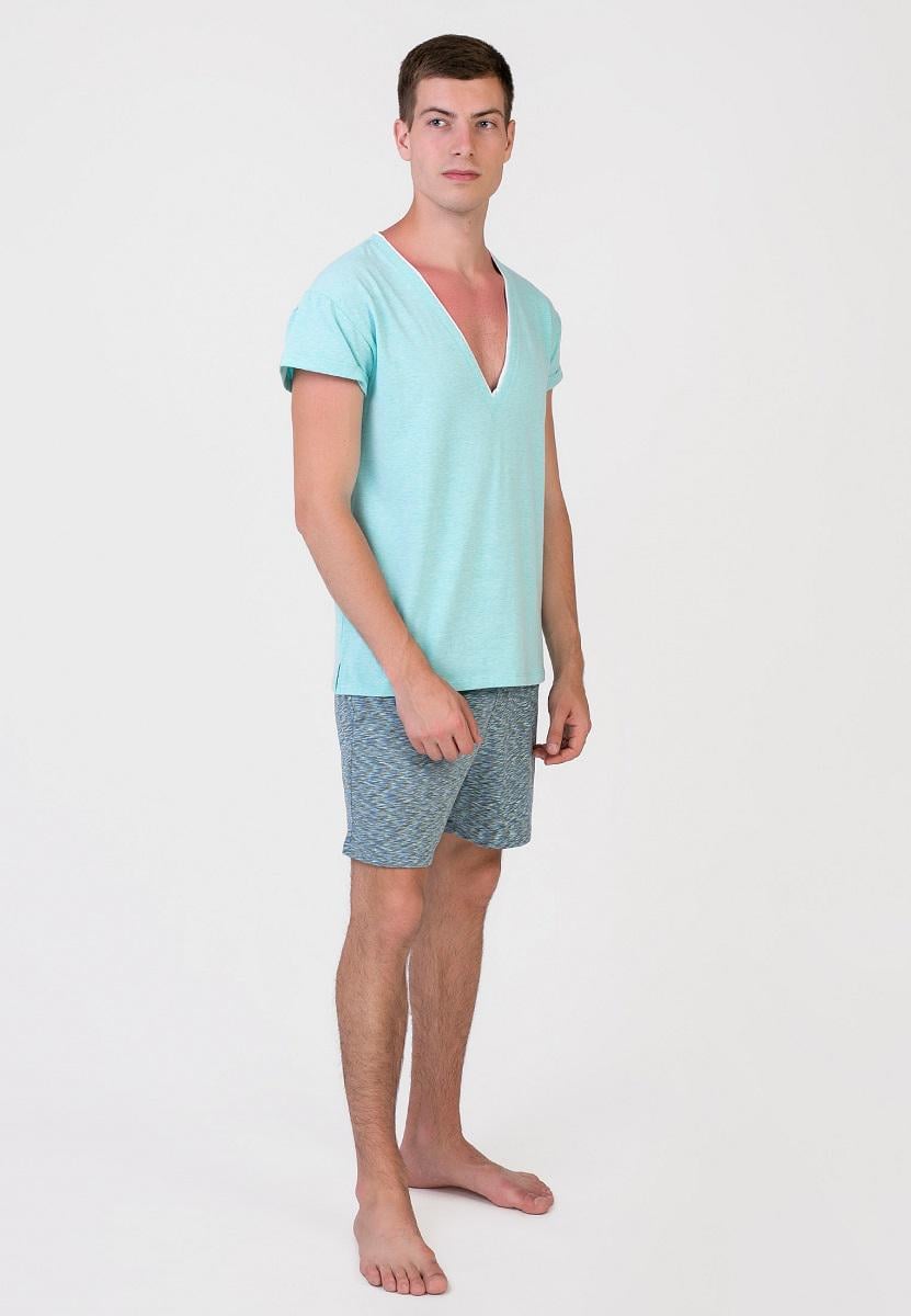 Пижама мужская Homewear Mad 19533 XL Turquoise/Bianco (3700465519653)