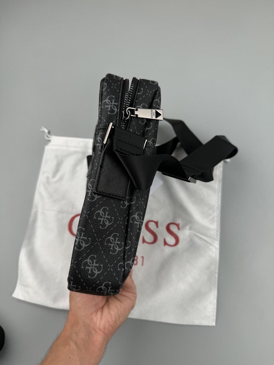 Барсетка мужская через плечо Guess Черный - фото 4 Барсетка мужская через плечо Guess Черный - фото 4