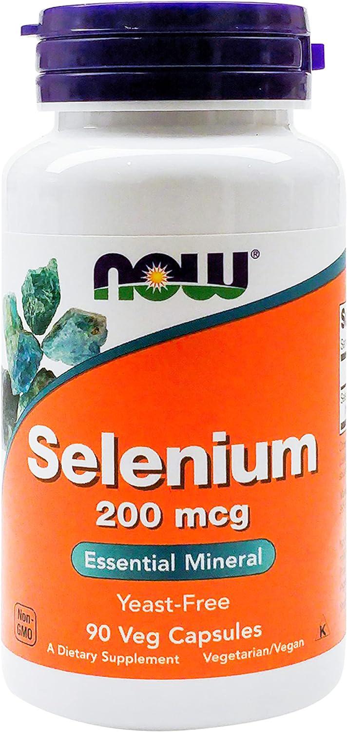 Селен NOW Selenium 200 mcg 90 vcaps