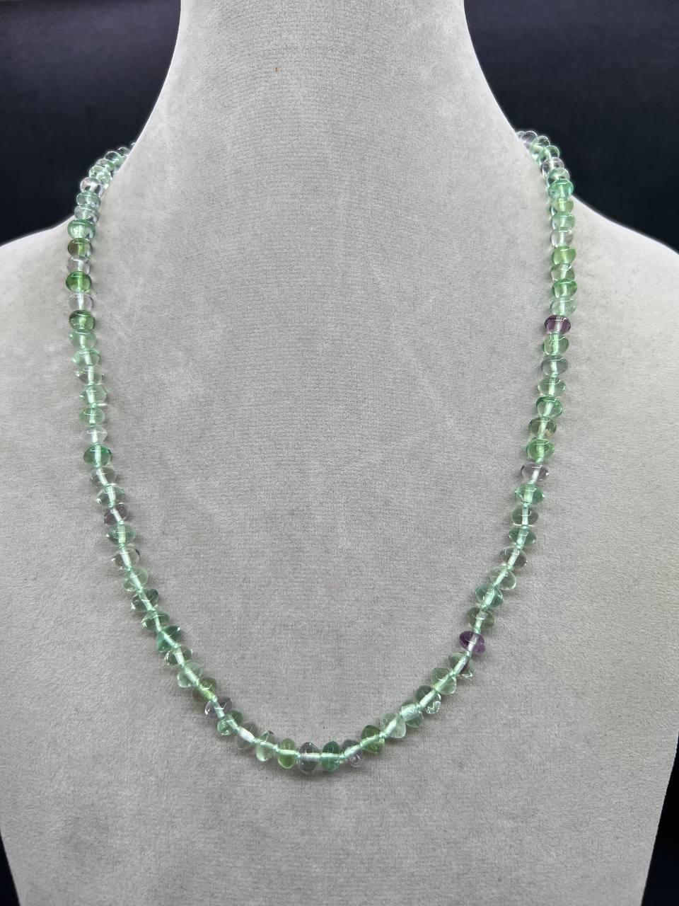 Бусы Флюорит 50 см Разноцветный (10618)