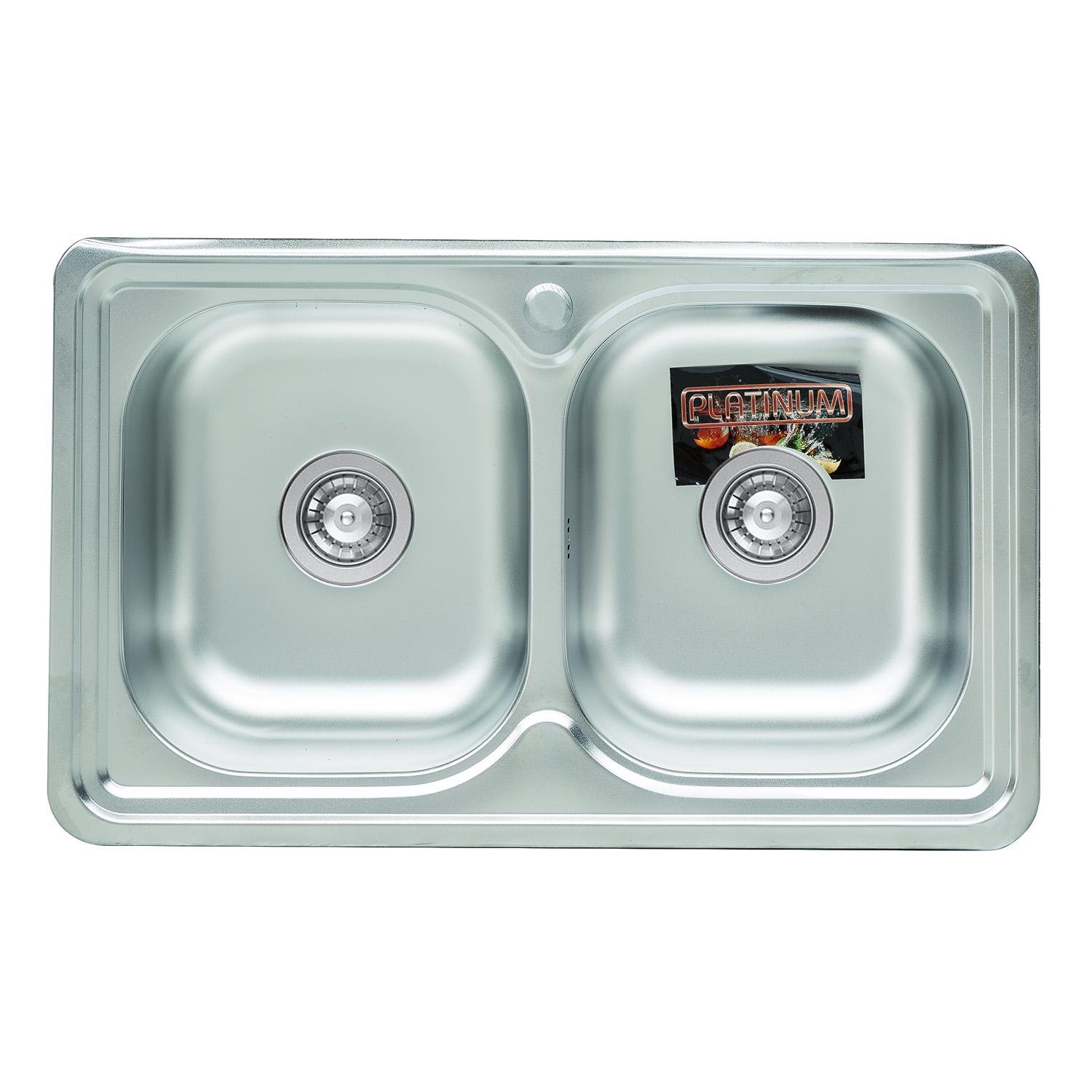 Мойка кухонная Platinum Декор 7848D прямоугольная снержавеющей стали 0,8/180 мм (000019708) Мойка кухонная Platinum Декор 7848D прямоугольная снержавеющей стали 0,8/180 мм (000019708)
