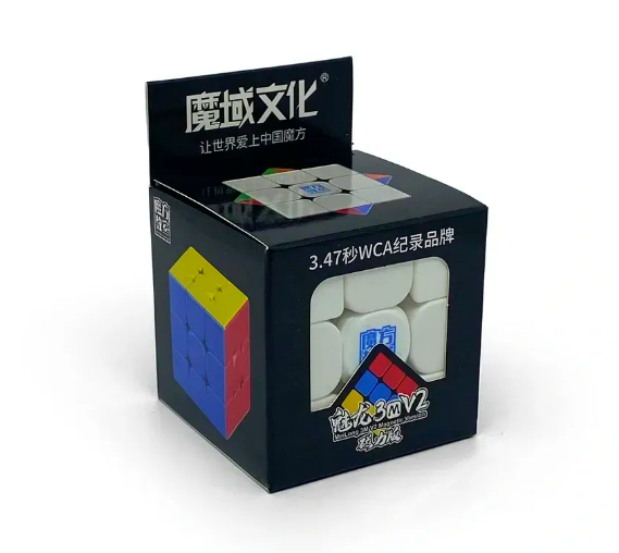 Головоломка магнітний кубик рубик 3х3 Meilong 3M V2 Lite MoYu