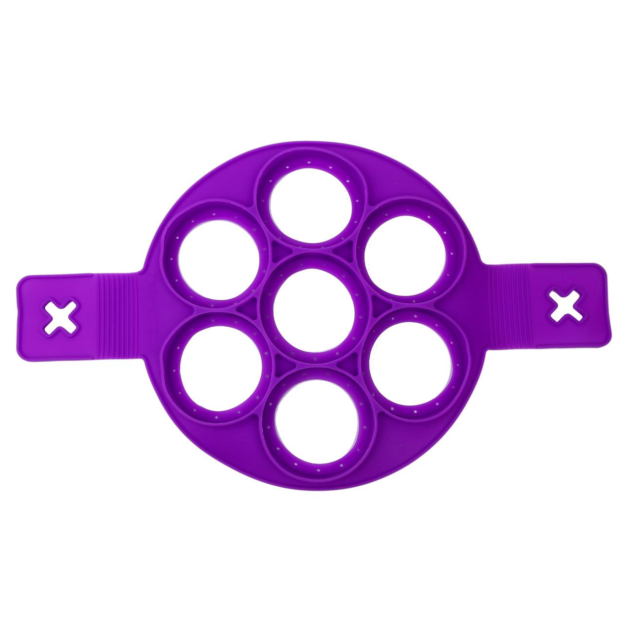 Форма для жарки блинов большая круглая 23х40 см Фиолетовый (2356744390)