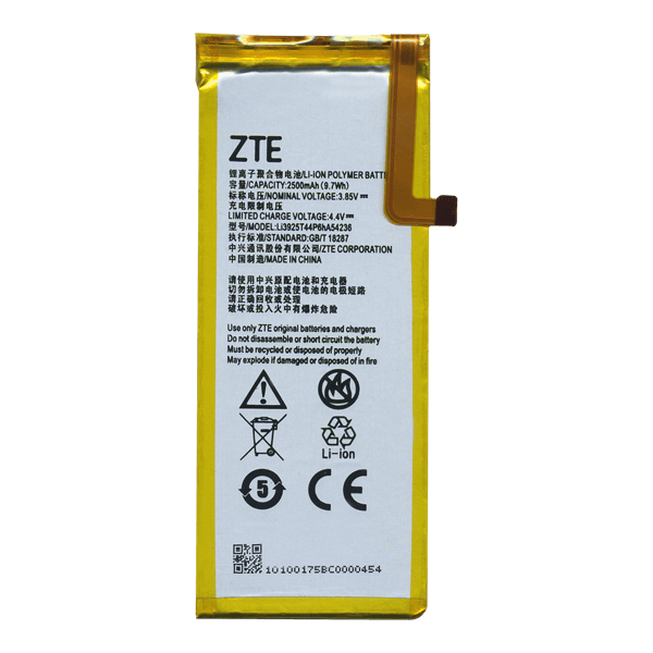 Аккумулятор для ZTE Li3925T44P6hA54236 Blade S7/T920 2500 mAh