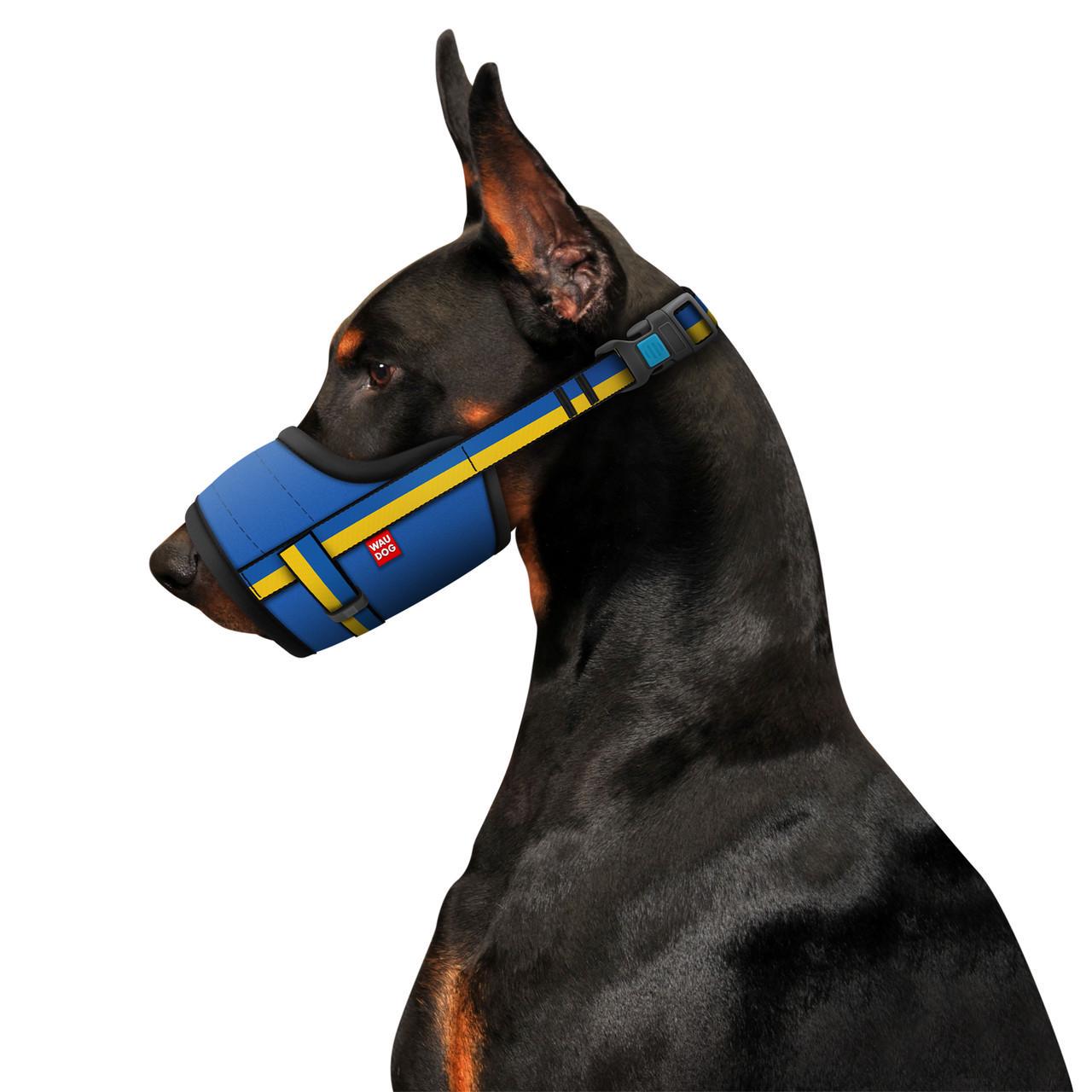 Намордник для собак Waudog Nylon Colors of freedom пластиковый фастекс охват морды 14-20 см S (350-4020) - фото 2 Намордник для собак Waudog Nylon Colors of freedom пластиковый фастекс охват морды 14-20 см S (350-4020) - фото 2