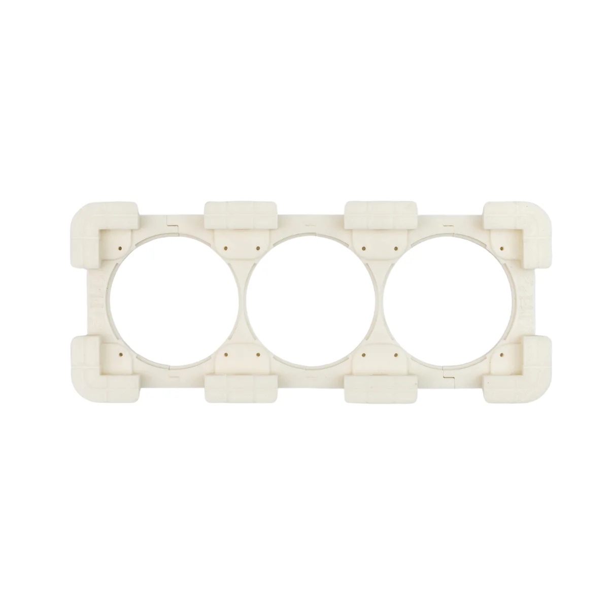 Рамка для скрытых розеток и выключателей Edplit тройная (E40011)