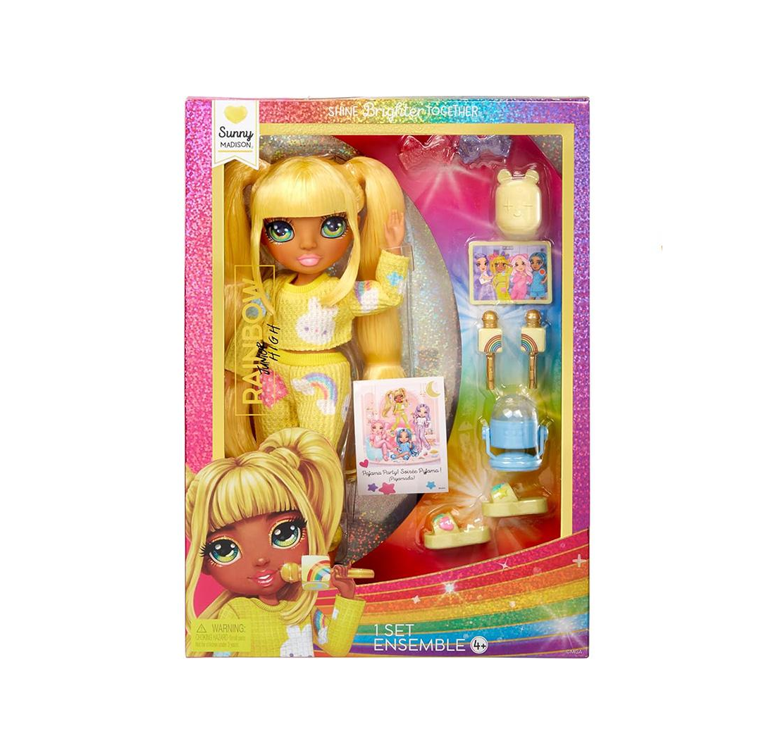 Кукла Rainbow High Junior High PJ Party Sunny Рейнбоу Хай Джуниор Хай Санни (00471)