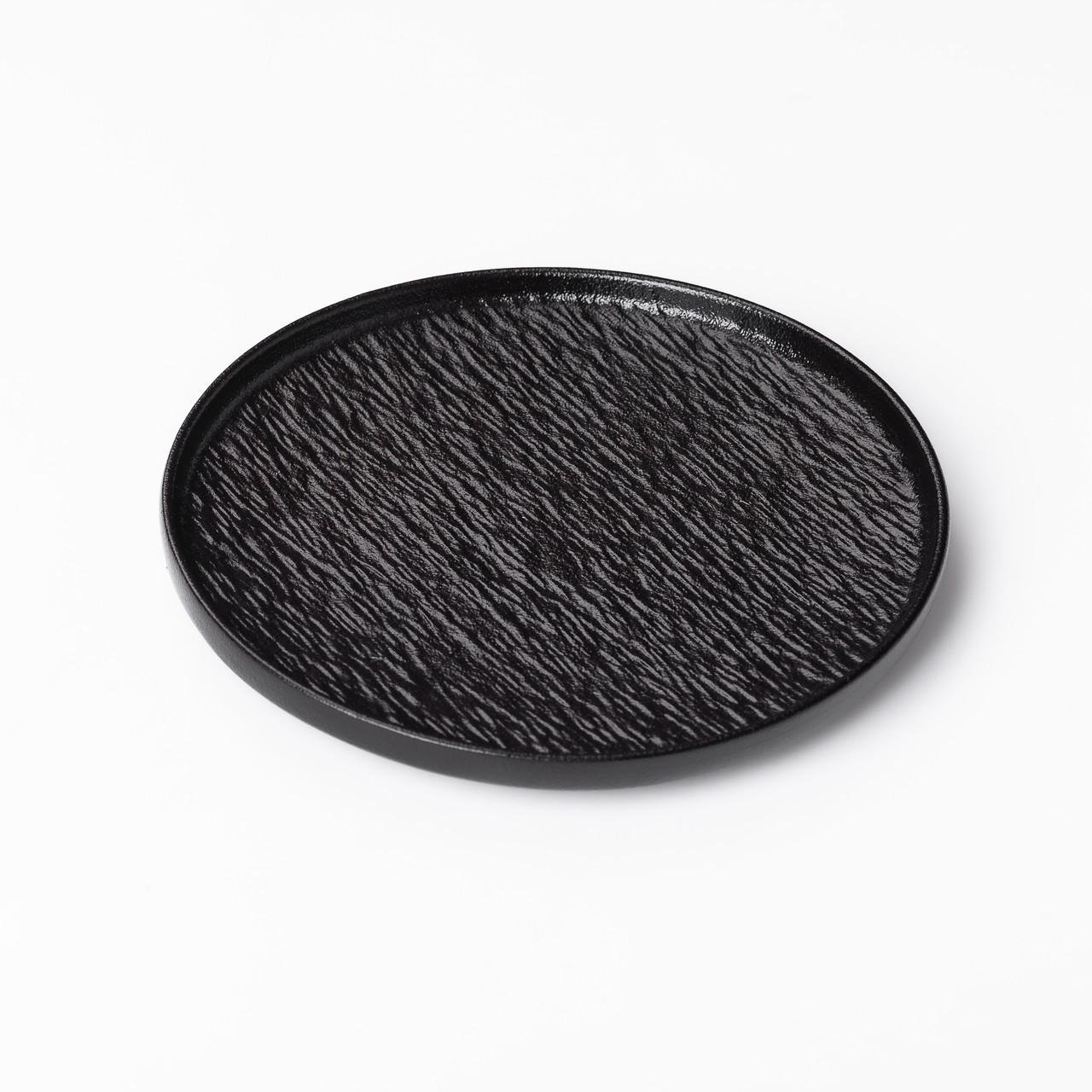 Тарелка керамическая плоская HP-7-736 20 см Черный (A-033221) - фото 1 Тарелка керамическая плоская HP-7-736 20 см Черный (A-033221) - фото 1