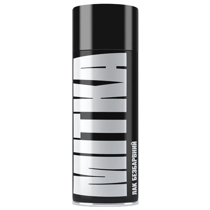 Лак универсальный MITKA бесцветный матовый аэрозоль, 400мл Лак универсальный MITKA бесцветный матовый аэрозоль, 400мл