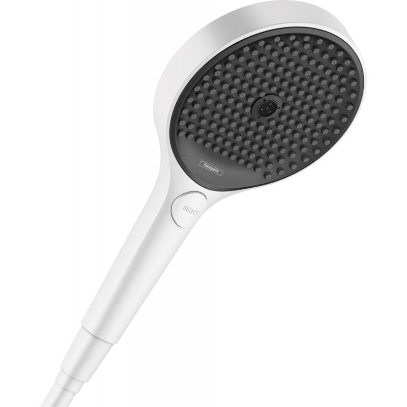 Душ ручной Hansgrohe Rainfinity 3jet EcoSmart 130 мм White matt (26865700)