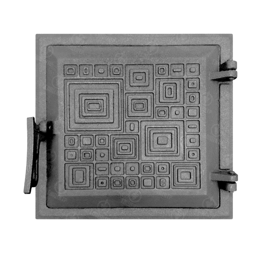 Дверцята чавунні для печі Модерн 265х250 мм