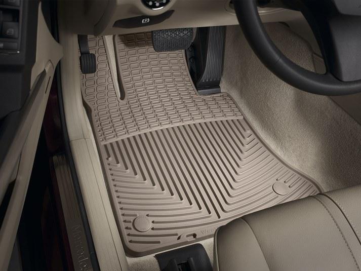 Коврики автомобильные передние резиновые WeatherTech W296TN Mercedes GLK-Class 2013 Бежевый (1319749478)