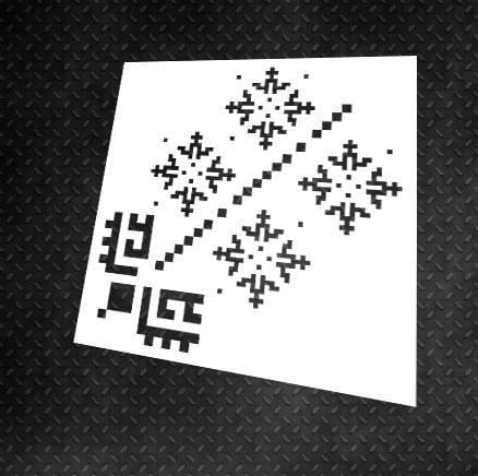 Трафарет DFA Этно Вышиванка для шпатлевки и краски (Z00017)