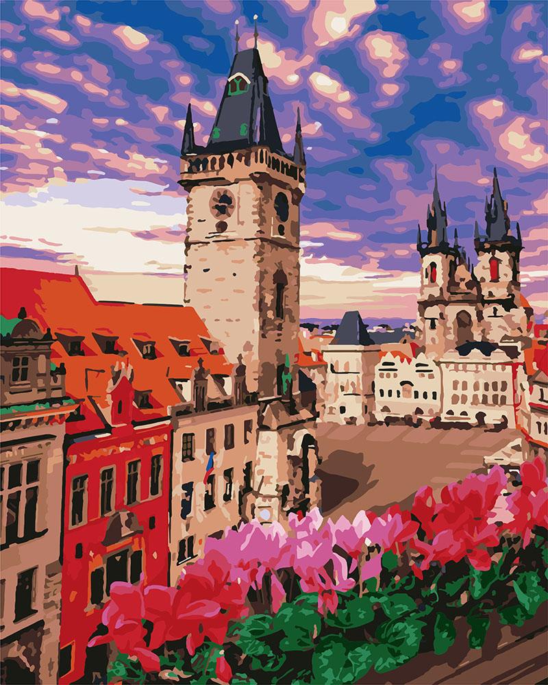 Картина по номерам Идейка "Терраса в Праге" 40х50 см (KH3574)