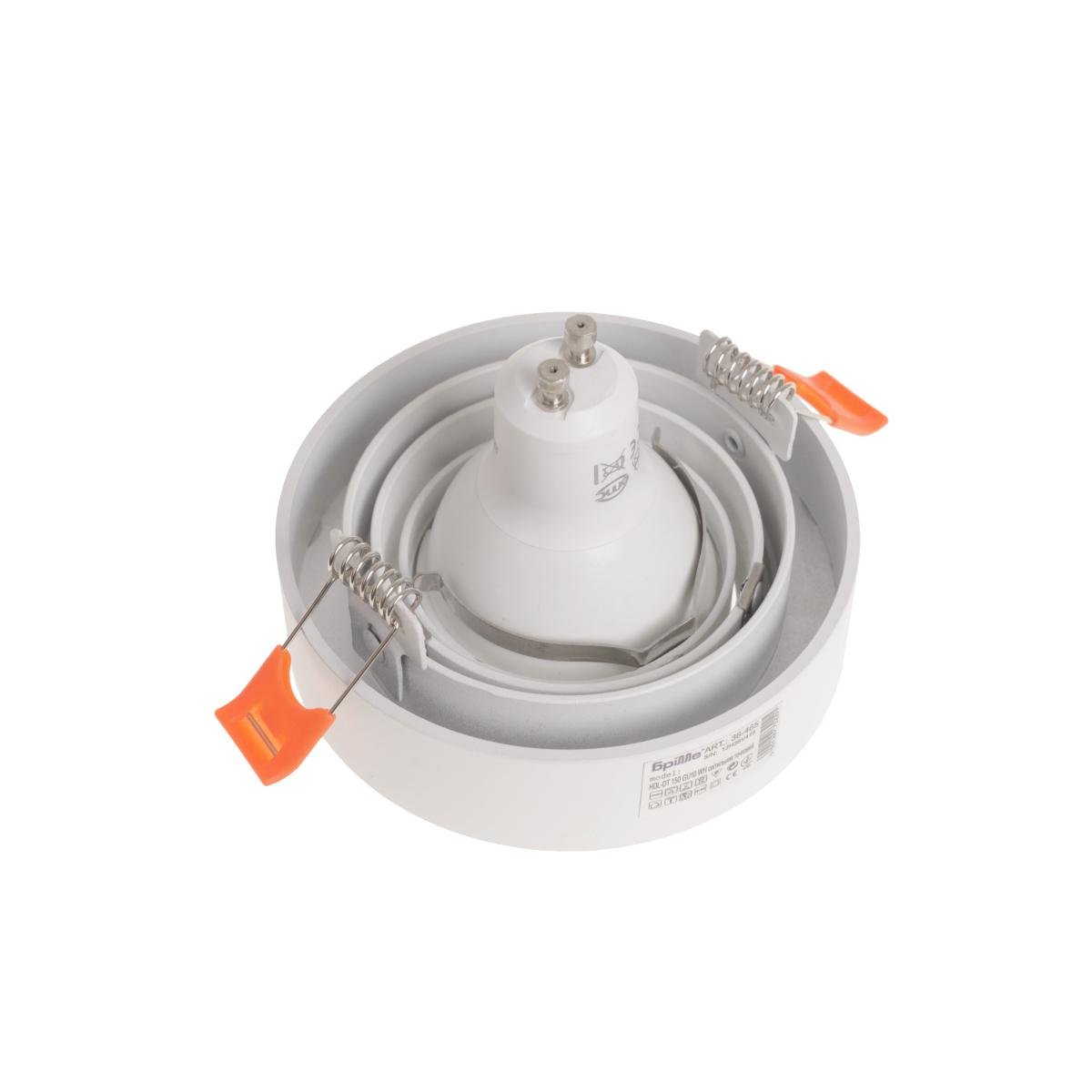 Точковий світильник HDL-DT 150 GU10 WH (36-465) - фото 7