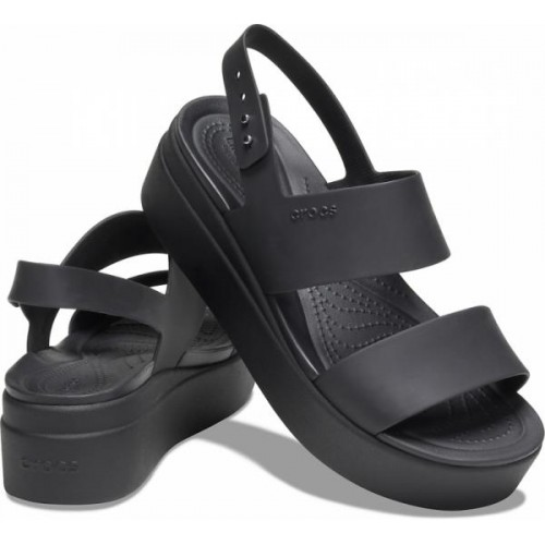 Синдали женские Crocs Brooklyn Low Wedge р. 39/40 Black (17500)