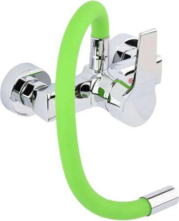 Змішувач для кухні Fala Flexible з гнучким зеленим виливом (75674) - фото 3 Змішувач для кухні Fala Flexible з гнучким зеленим виливом (75674) - фото 3