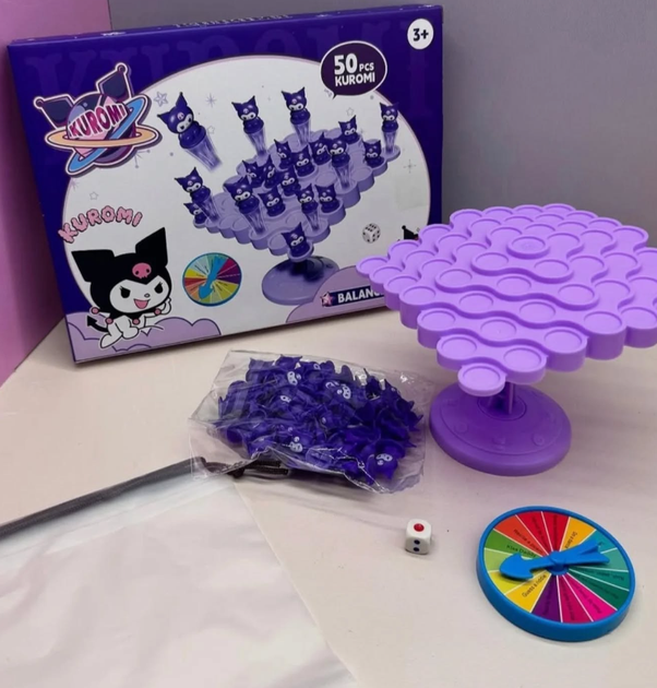 Игра настольная Kuromi Balance 50 фигурок - фото 4 Игра настольная Kuromi Balance 50 фигурок - фото 4