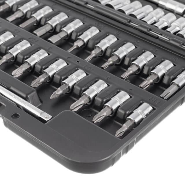 Набор инструментов Intertool ET-8046 Cr-V 1/4 "46 од. (10505797) - фото 5 Набор инструментов Intertool ET-8046 Cr-V 1/4 "46 од. (10505797) - фото 5