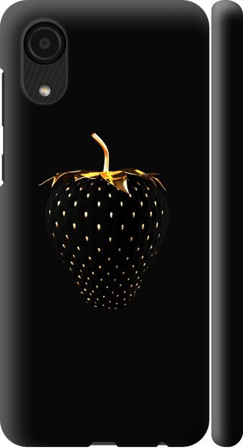 Чехол на Samsung Galaxy A03 Core A032F Черная клубника (3585m-2539-42517)
