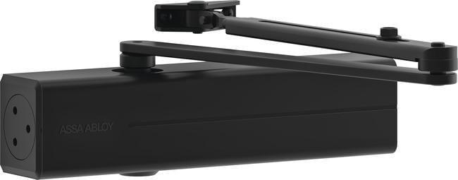 Доводчик дверной ASSA ABLOY DC300 с тягой EN 3-6 1400 мм 120 кг Черный
