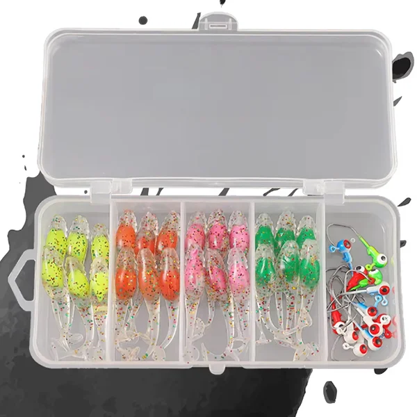 Силиконовые приманки с крючками для хищной рыбы 24 шт. (AN00298) - фото 2 Силиконовые приманки с крючками для хищной рыбы 24 шт. (AN00298) - фото 2