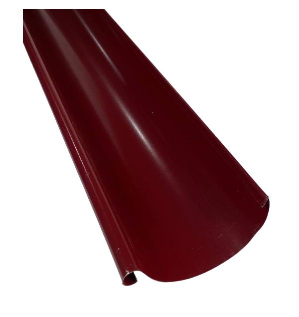 Желоб Stream RAL 3005 4 м/п 125 мм Винно-красный (000035)