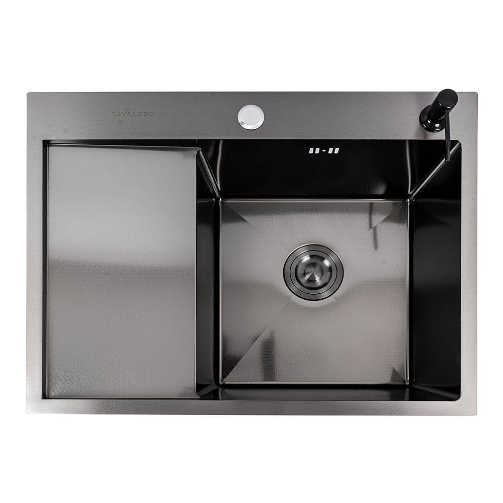 Мийка кухонна Valeso PVD Чорний Valeso CM 65х50 R DÉCOR 3.0/0.8