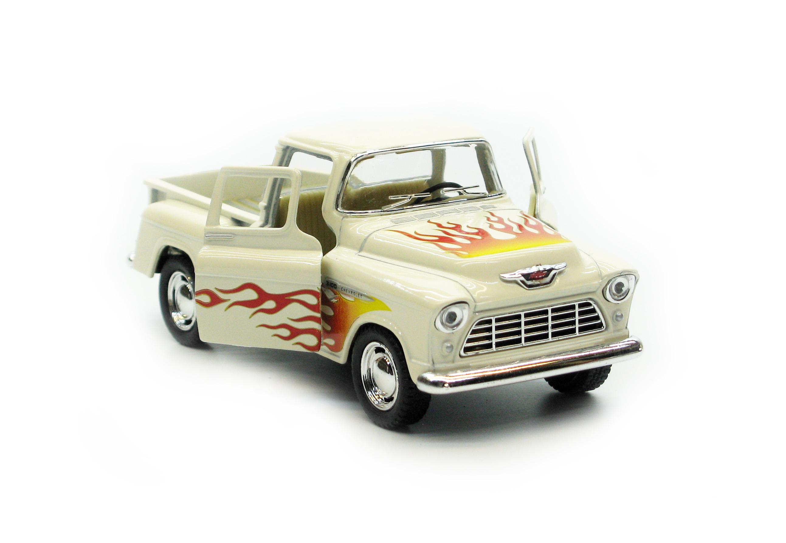 Машина металлическая KT5330F Chevy Stepside Pick-up with printing 1955 - фото 7 Машина металлическая KT5330F Chevy Stepside Pick-up with printing 1955 - фото 7