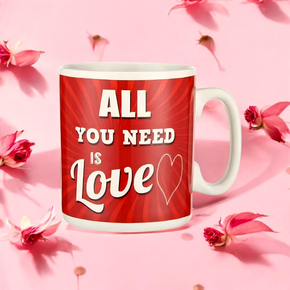 Кружка керамическая "All you need is LOVE" 1 л Красный - фото 9 Кружка керамическая "All you need is LOVE" 1 л Красный - фото 9