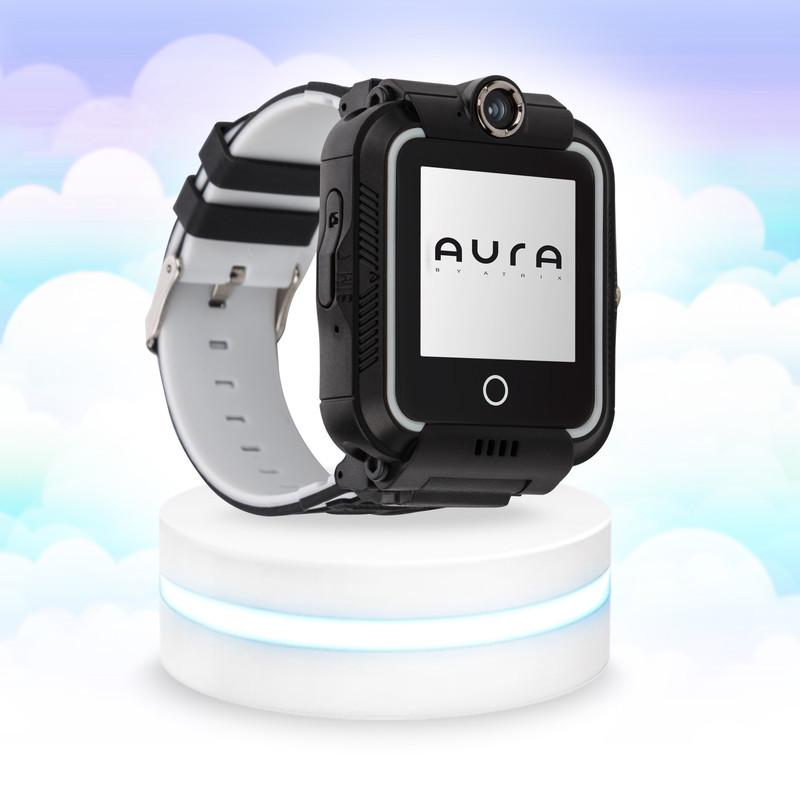 Смарт-часы детские AURA A400 4G Tracker/Wi-fi Black - фото 4