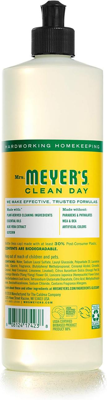 Гель для миття посуду MRS. MEYER'S CLEAN DAY 473 мл 3 шт.