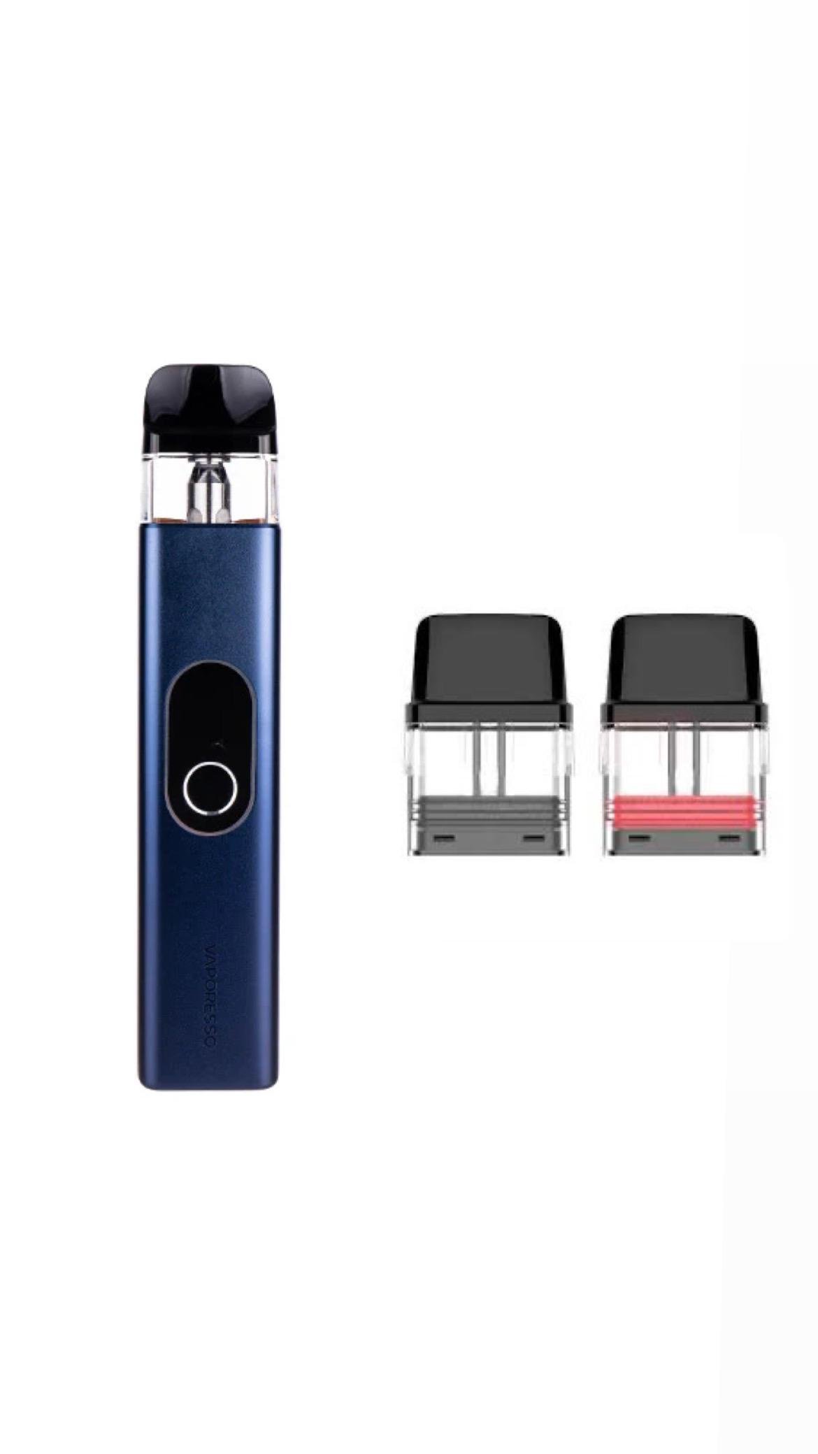 Электронная сигарета Vaporesso Xros 4 с двумя картриджами без жидкости Blue (19036382)