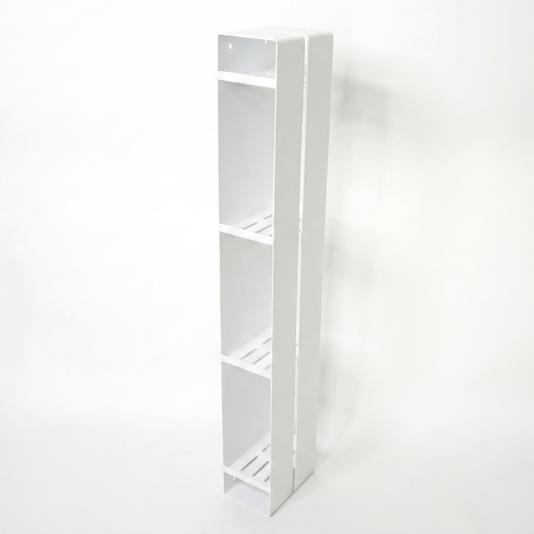 Полка в ванну/душ алюминиевая прямоугольная вертикальная 800х150 мм