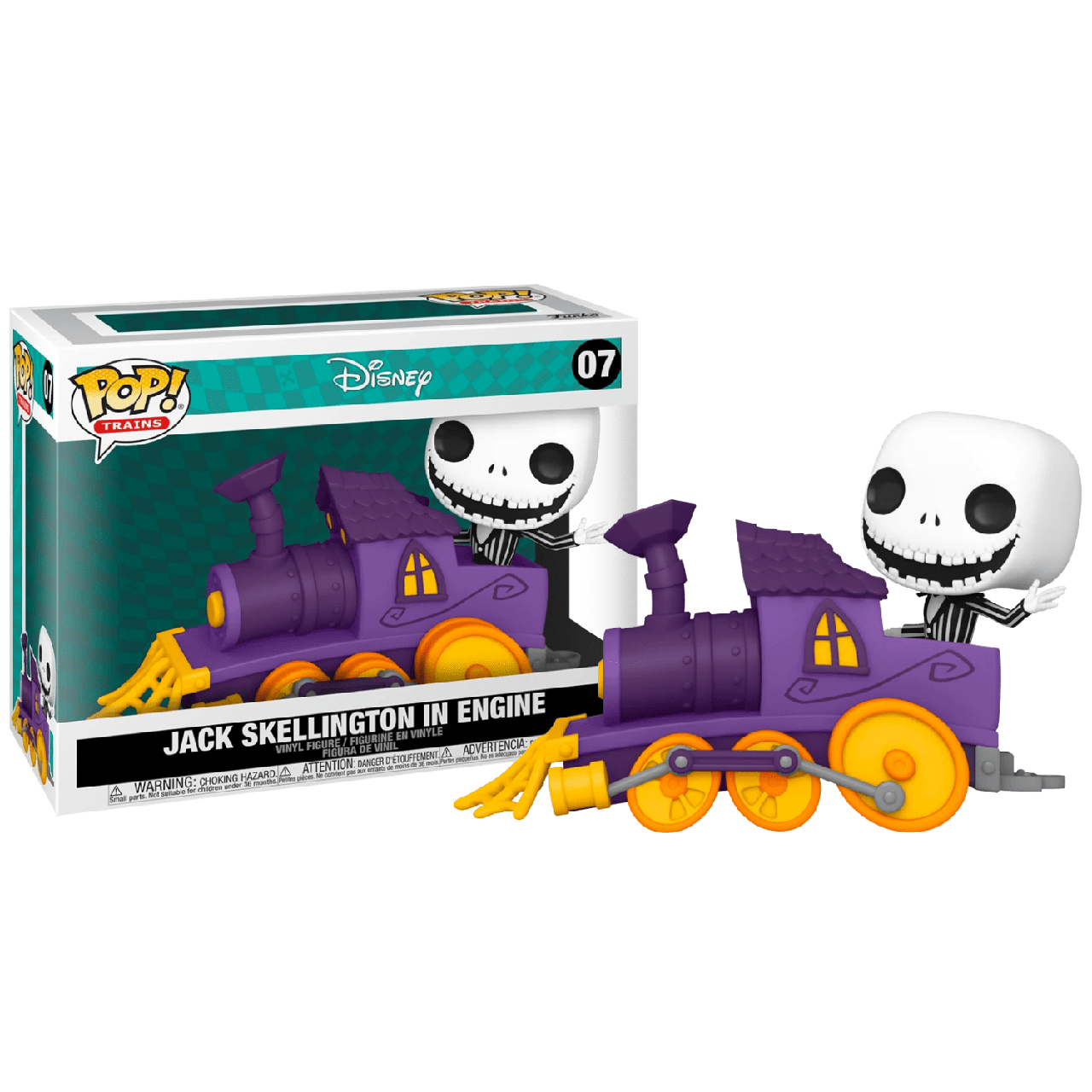 Фігурка Funko Pop Disney Jack Skellington in Engine 10 см (D JSE 07) - фото 3