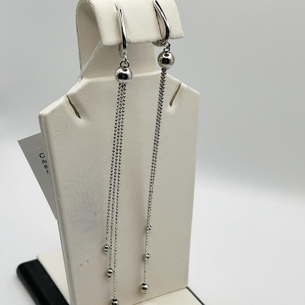 Серебряные серьги Шарики 4,03 г (2599978291)