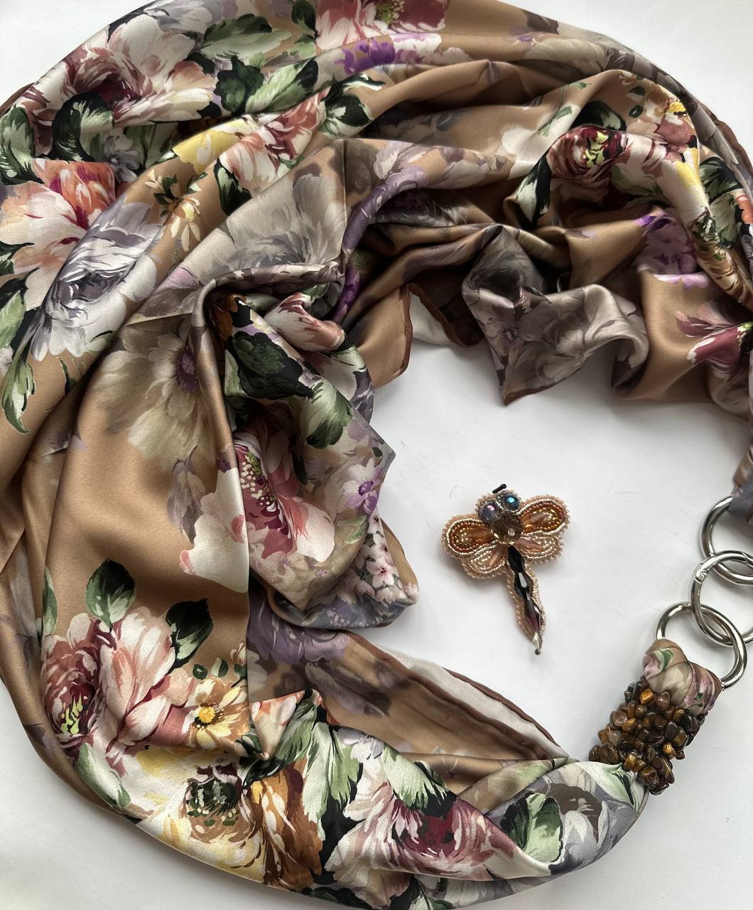 Хустка шовкова My Scarf Шоколадний шовк 90х90 см (39115184) Хустка шовкова My Scarf Шоколадний шовк 90х90 см (39115184)