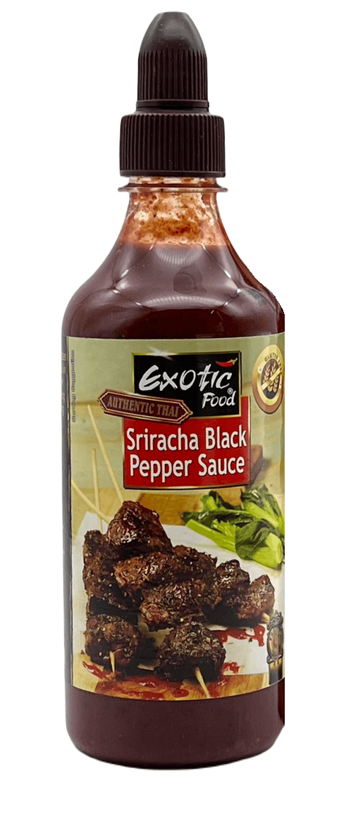 Соус шрирача Exotic Food Sriracha Black Pepper Sause черний перец острый 455 мл (23550342)