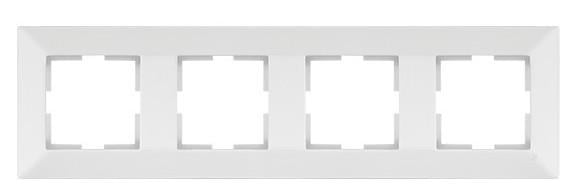 Рамка 4-я горизонтальна Lumano LUCCI Білий (000018150)
