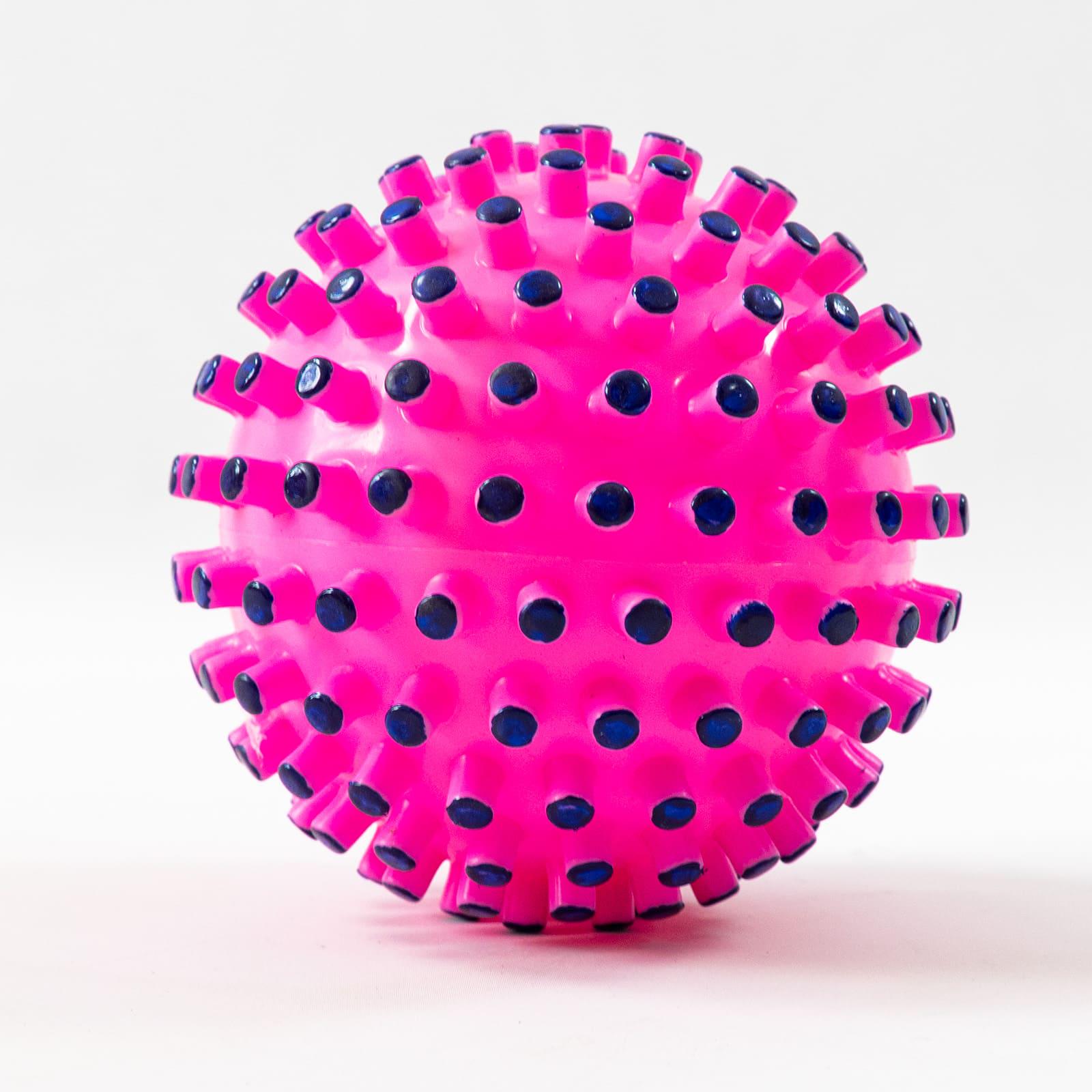 М'яч масажний надувний дитячий OSPORT 15 см Рожево-синій (MS 4525)