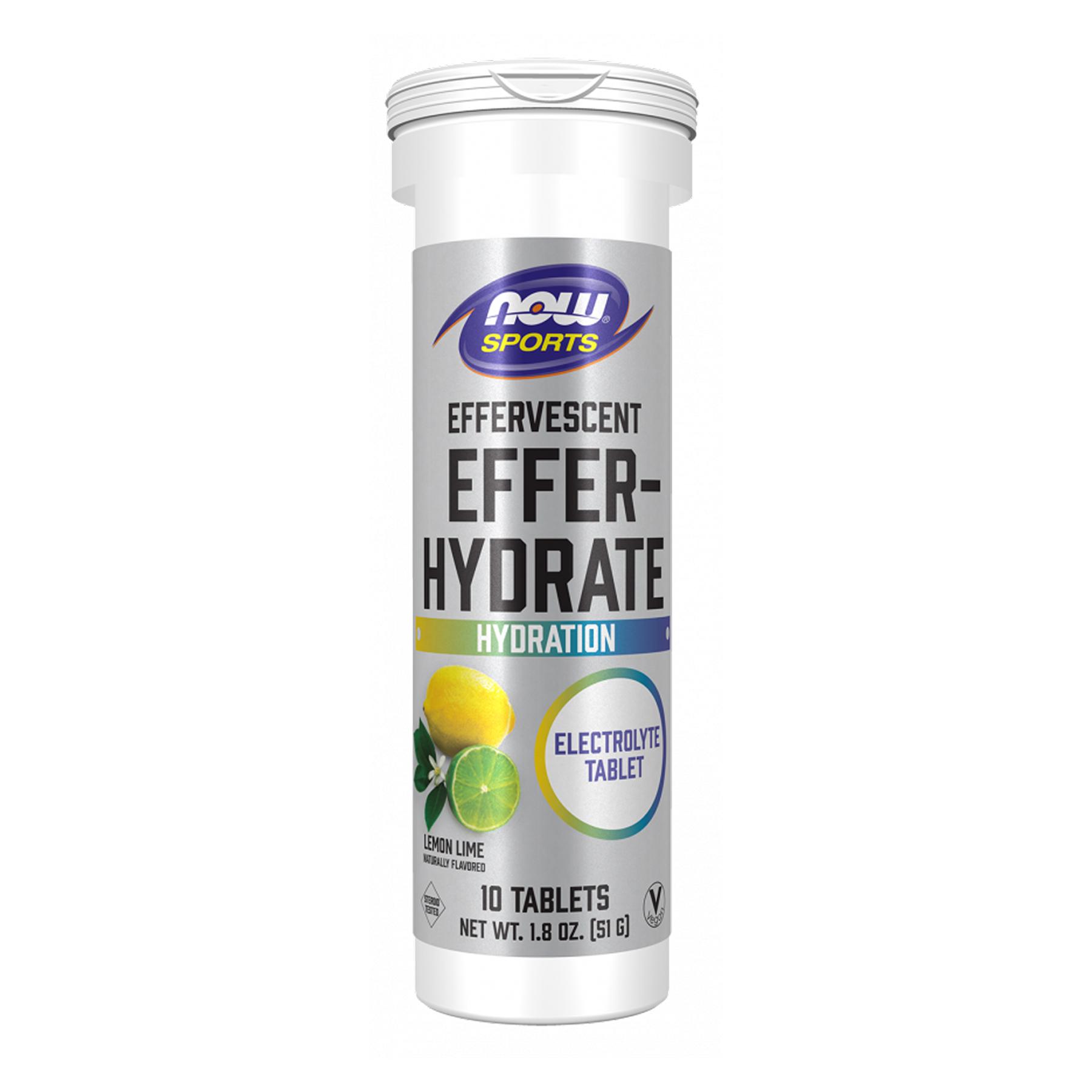 Комплекс быстрой гидратации Now Foods Effer-Hydrate Effervescent 10 таб.
