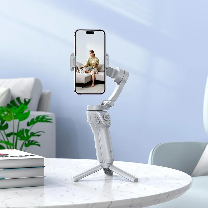 Стабілізатор-штатив Hoco K24 Support 3-axis smart gimble - фото 3 Стабілізатор-штатив Hoco K24 Support 3-axis smart gimble - фото 3
